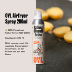 OYL Air Fryer Spray 200 ml mit 100 % natives Olivenöl extra aus Picual-Oliven früher Ernte, Rauchpunkt 220 °C