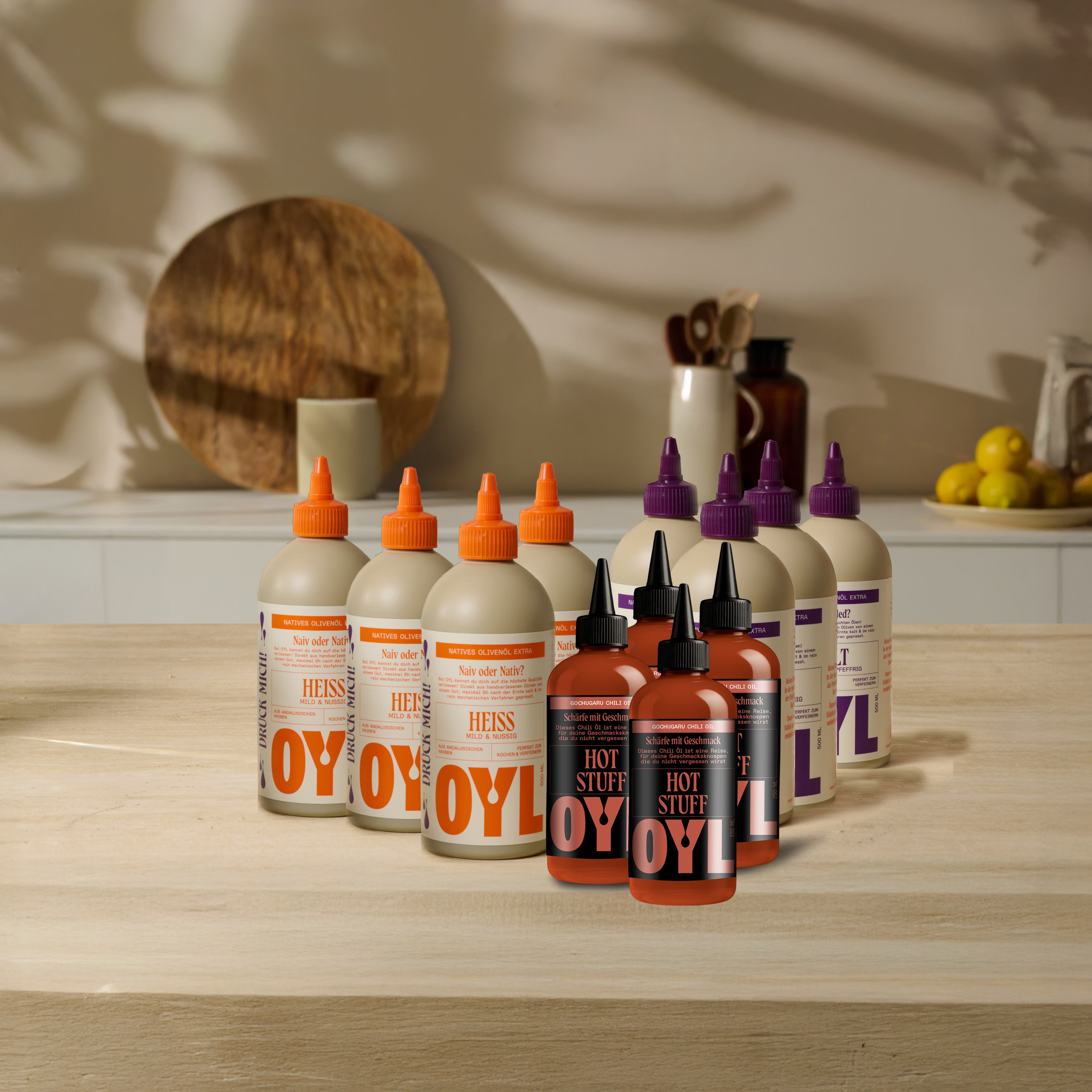 OYL Olivenöl Trio - HEISS & KALT & HOT STUFF x4 – OYL Foods GmbH OYL Olivenöl Trio - HEISS & KALT & HOT STUFF x4 – OYL Foods GmbH